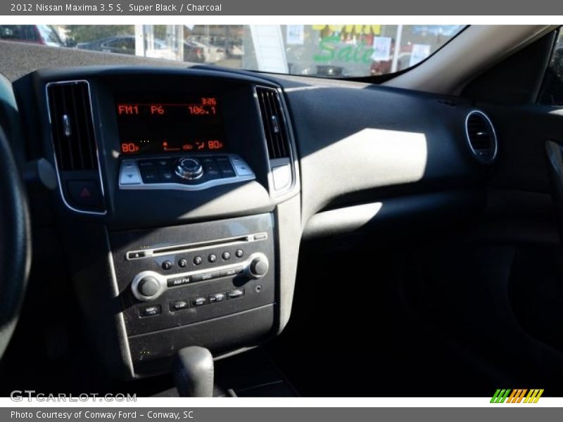 Super Black / Charcoal 2012 Nissan Maxima 3.5 S