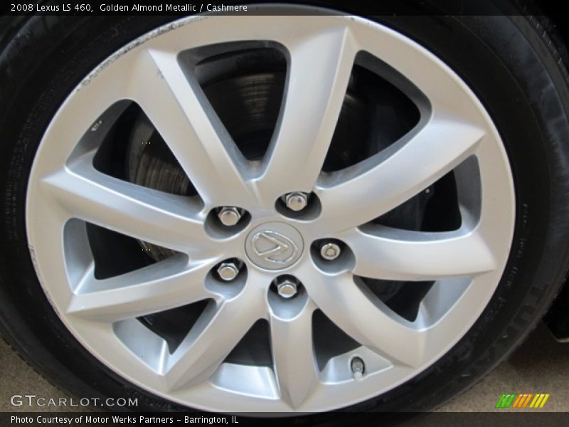 Golden Almond Metallic / Cashmere 2008 Lexus LS 460