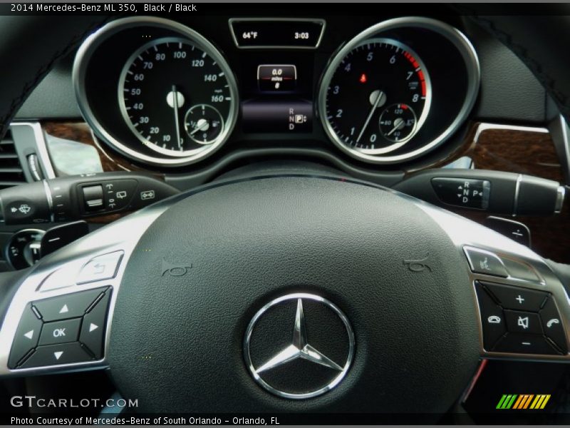 Black / Black 2014 Mercedes-Benz ML 350