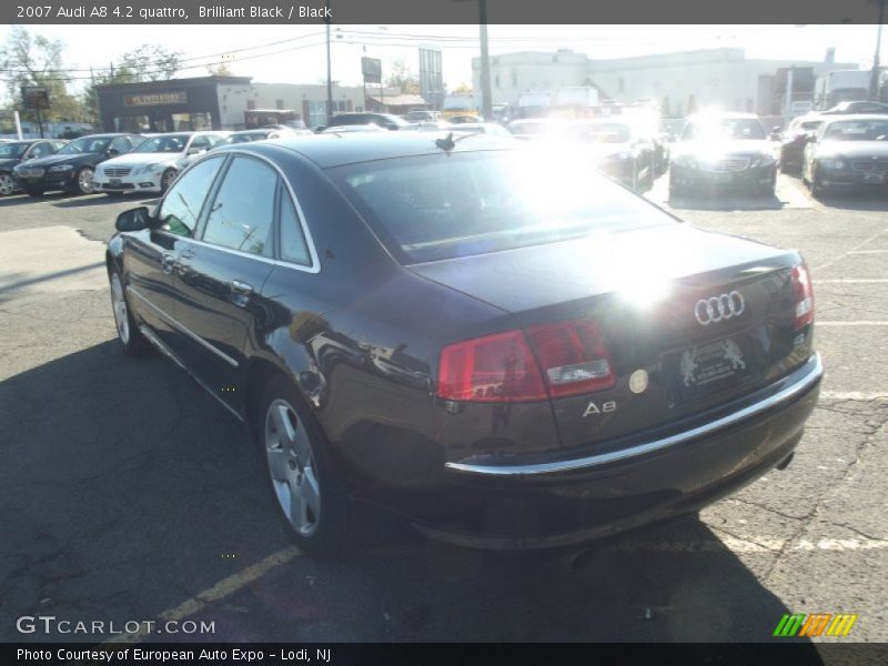 Brilliant Black / Black 2007 Audi A8 4.2 quattro