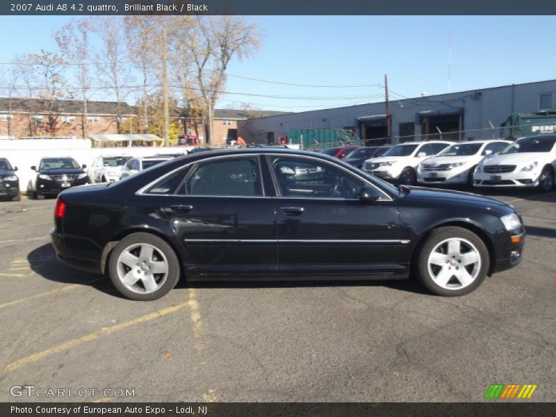 Brilliant Black / Black 2007 Audi A8 4.2 quattro