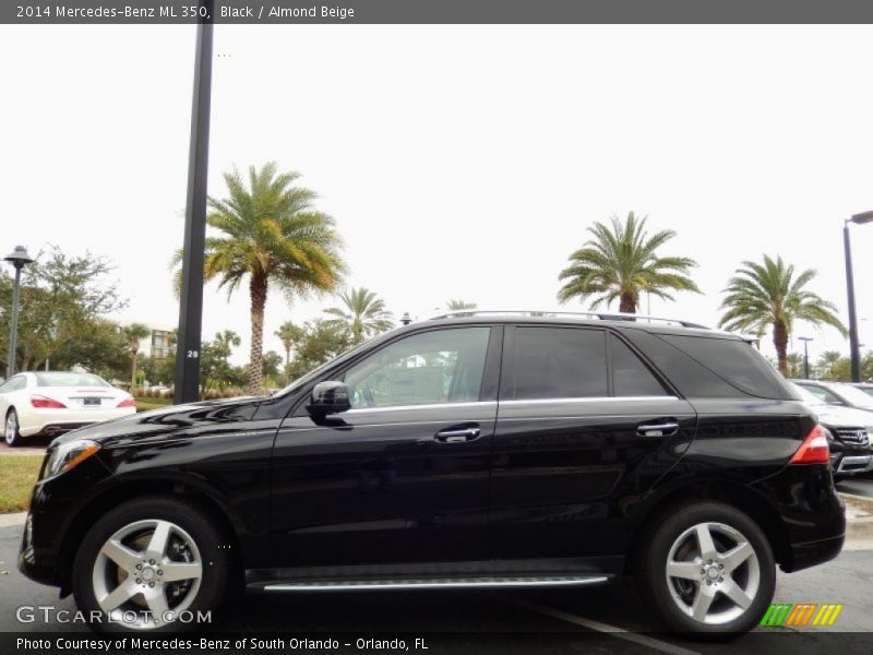 Black / Almond Beige 2014 Mercedes-Benz ML 350