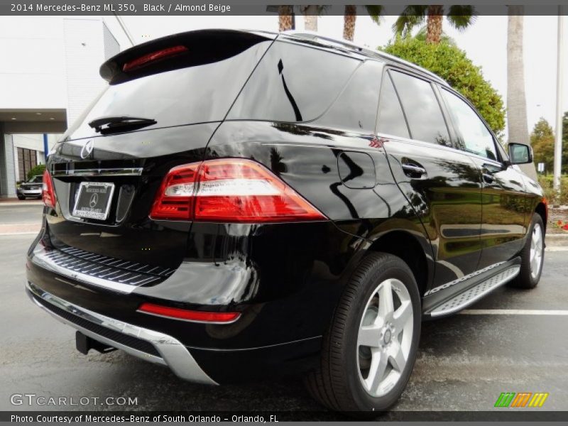 Black / Almond Beige 2014 Mercedes-Benz ML 350