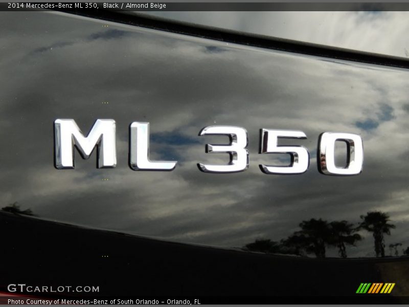 Black / Almond Beige 2014 Mercedes-Benz ML 350