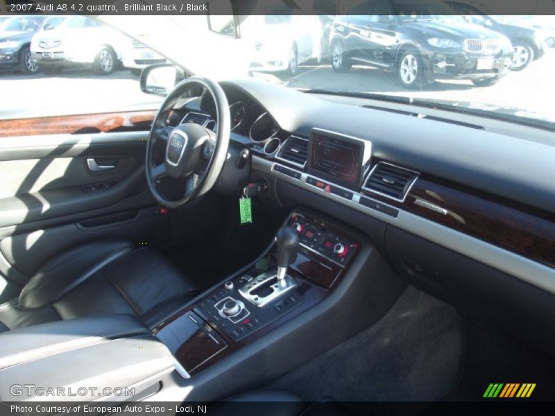 Brilliant Black / Black 2007 Audi A8 4.2 quattro