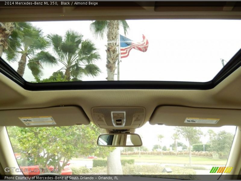 Black / Almond Beige 2014 Mercedes-Benz ML 350