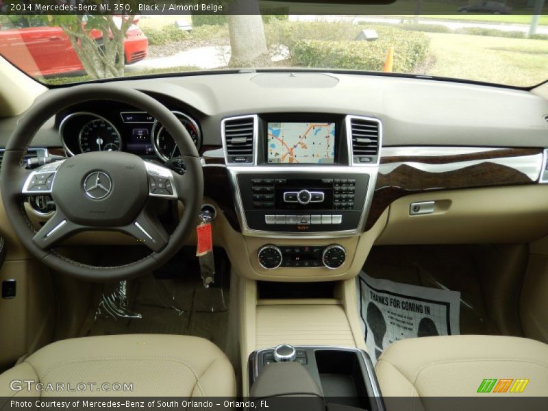 Black / Almond Beige 2014 Mercedes-Benz ML 350