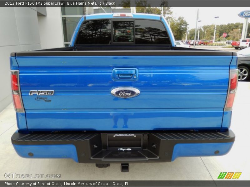 Blue Flame Metallic / Black 2013 Ford F150 FX2 SuperCrew