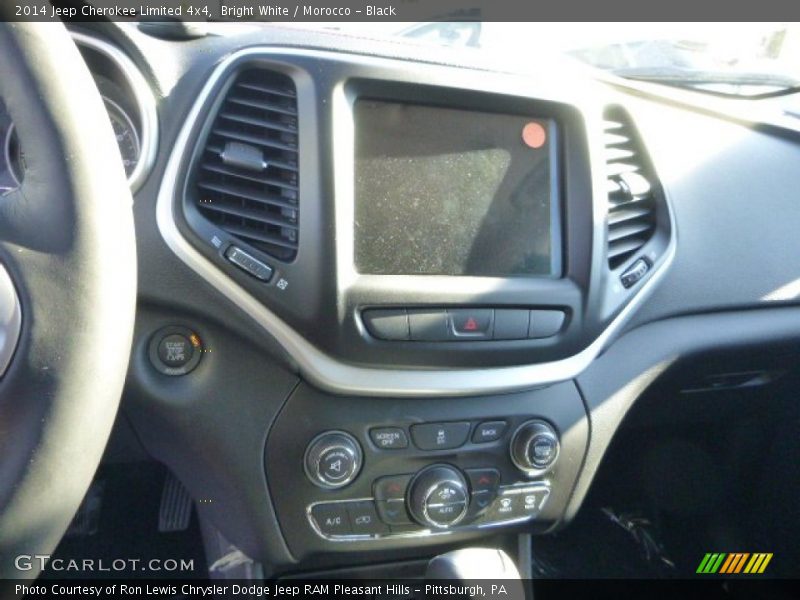 Bright White / Morocco - Black 2014 Jeep Cherokee Limited 4x4
