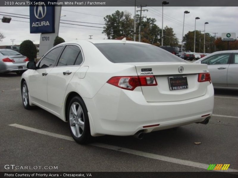 Premium White Pearl / Parchment 2010 Acura TSX Sedan