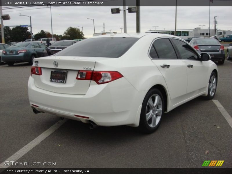 Premium White Pearl / Parchment 2010 Acura TSX Sedan