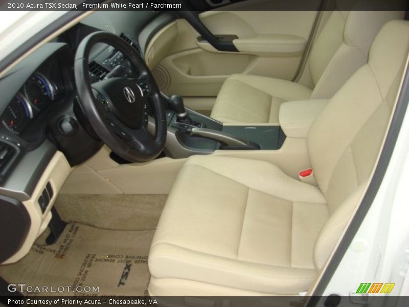 Premium White Pearl / Parchment 2010 Acura TSX Sedan