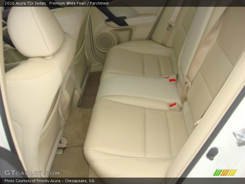 Premium White Pearl / Parchment 2010 Acura TSX Sedan