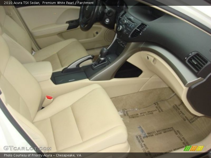Premium White Pearl / Parchment 2010 Acura TSX Sedan
