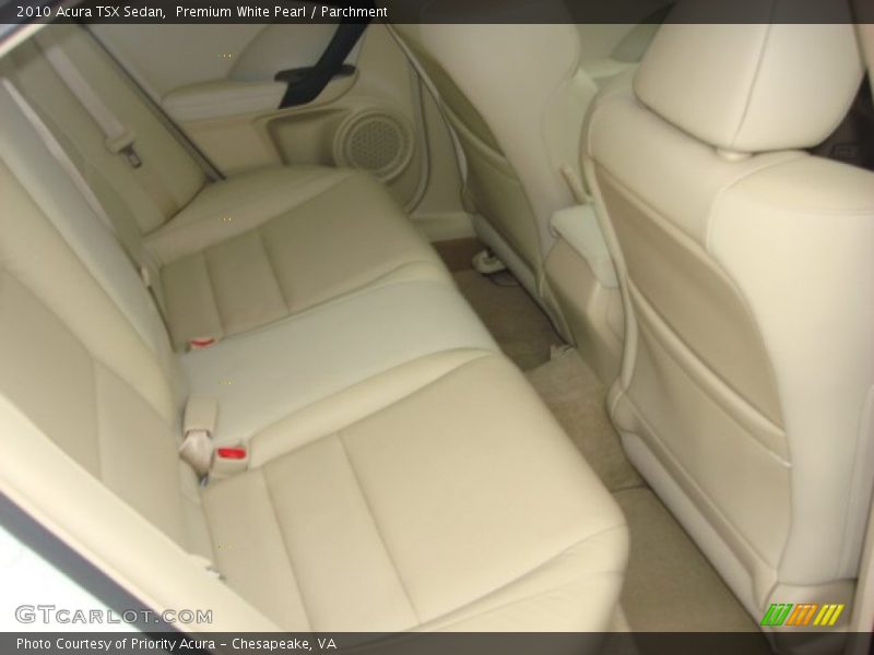Premium White Pearl / Parchment 2010 Acura TSX Sedan