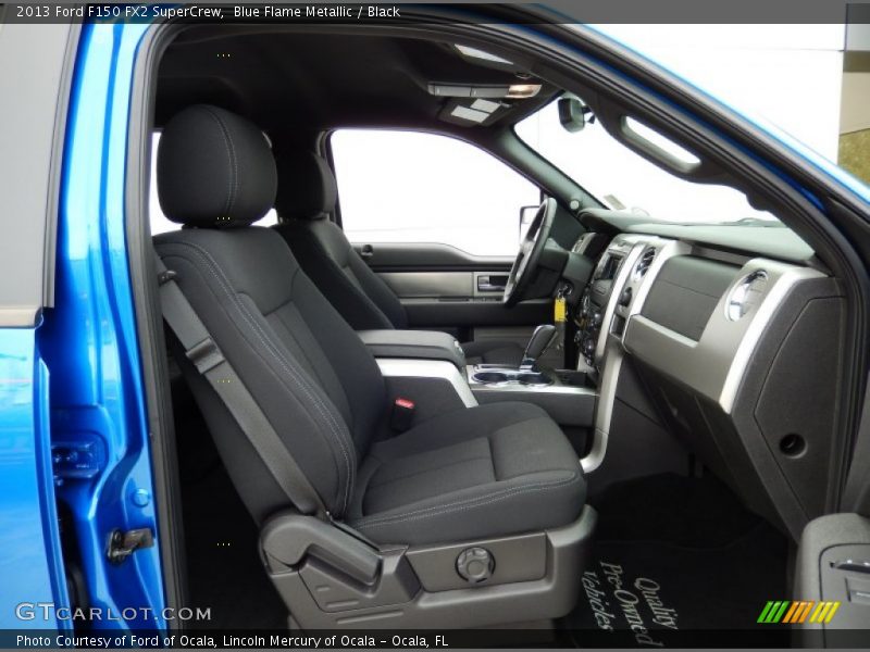 Blue Flame Metallic / Black 2013 Ford F150 FX2 SuperCrew