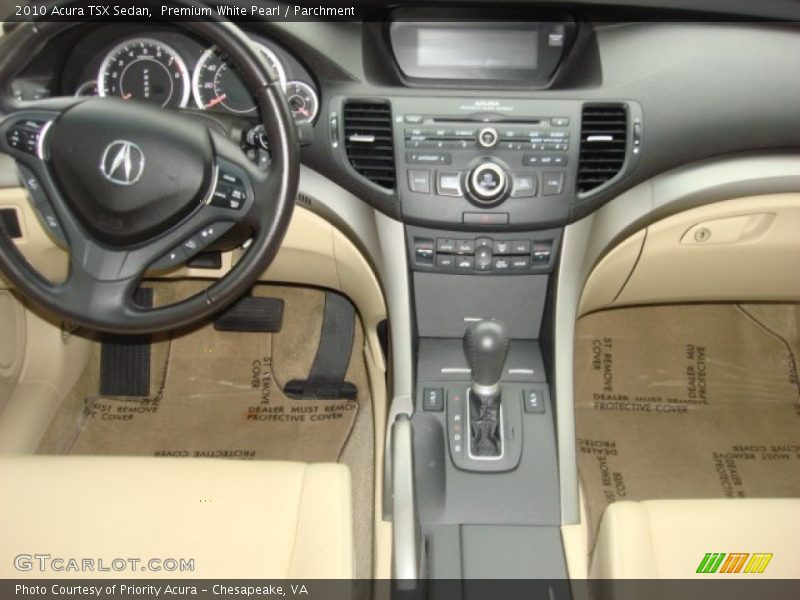 Premium White Pearl / Parchment 2010 Acura TSX Sedan
