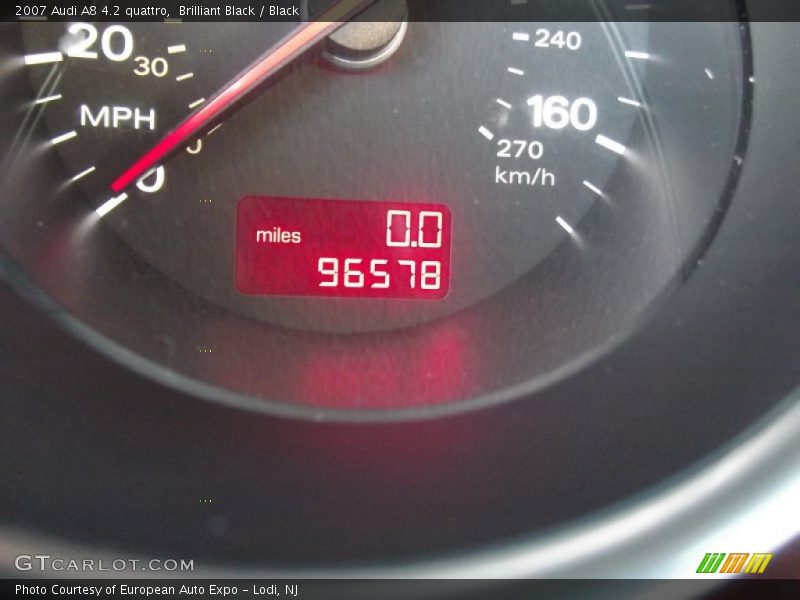 Brilliant Black / Black 2007 Audi A8 4.2 quattro
