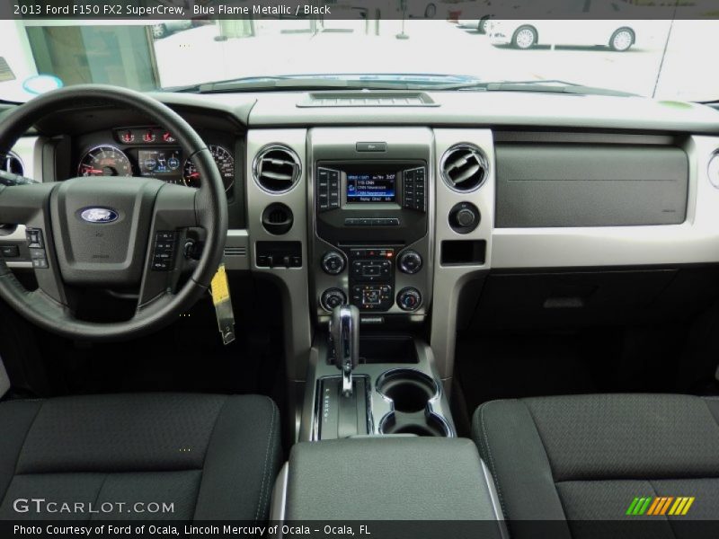 Blue Flame Metallic / Black 2013 Ford F150 FX2 SuperCrew
