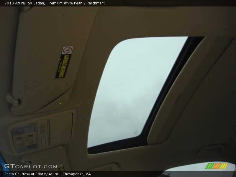 Premium White Pearl / Parchment 2010 Acura TSX Sedan
