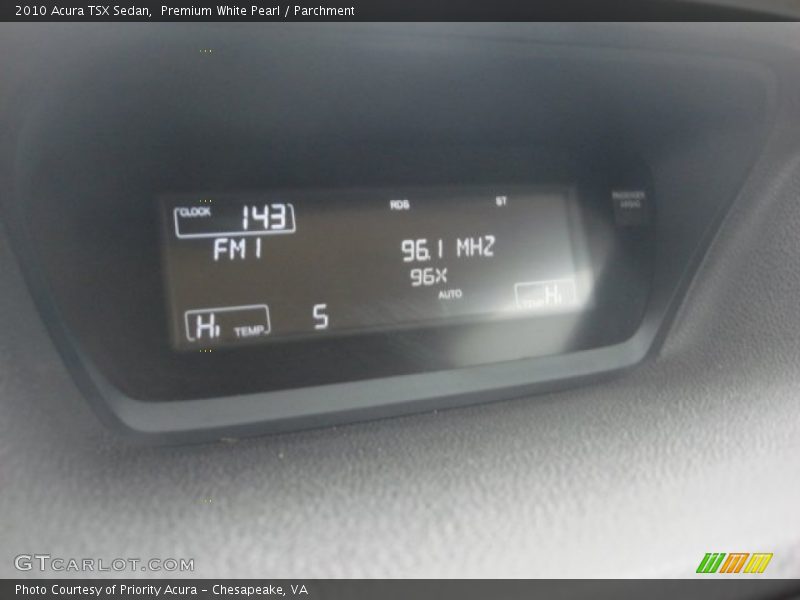 Premium White Pearl / Parchment 2010 Acura TSX Sedan