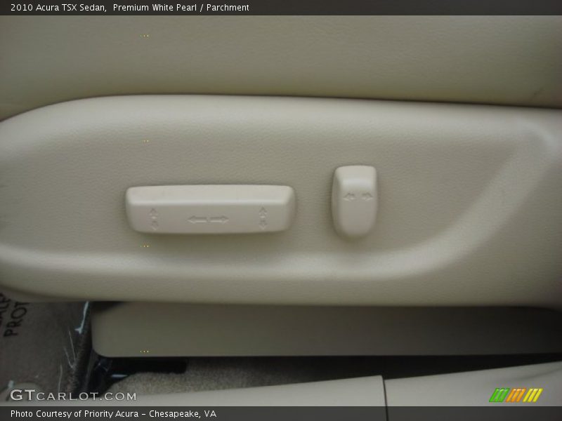 Premium White Pearl / Parchment 2010 Acura TSX Sedan