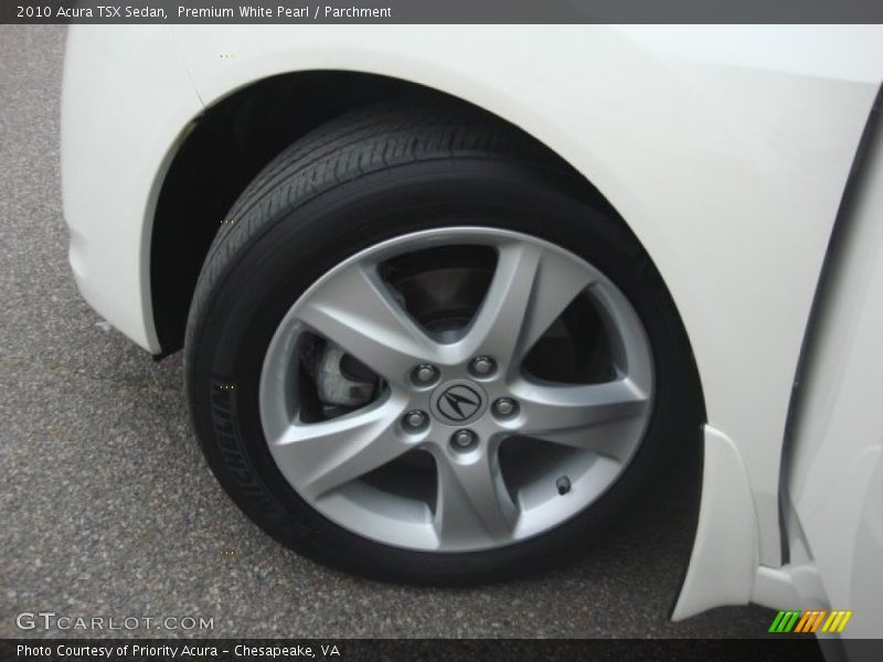 Premium White Pearl / Parchment 2010 Acura TSX Sedan
