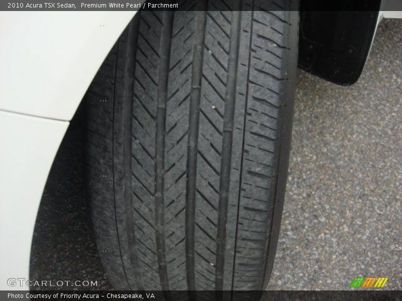 Premium White Pearl / Parchment 2010 Acura TSX Sedan