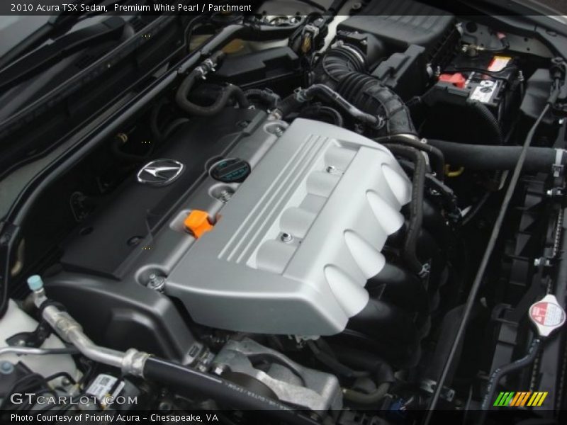 Premium White Pearl / Parchment 2010 Acura TSX Sedan