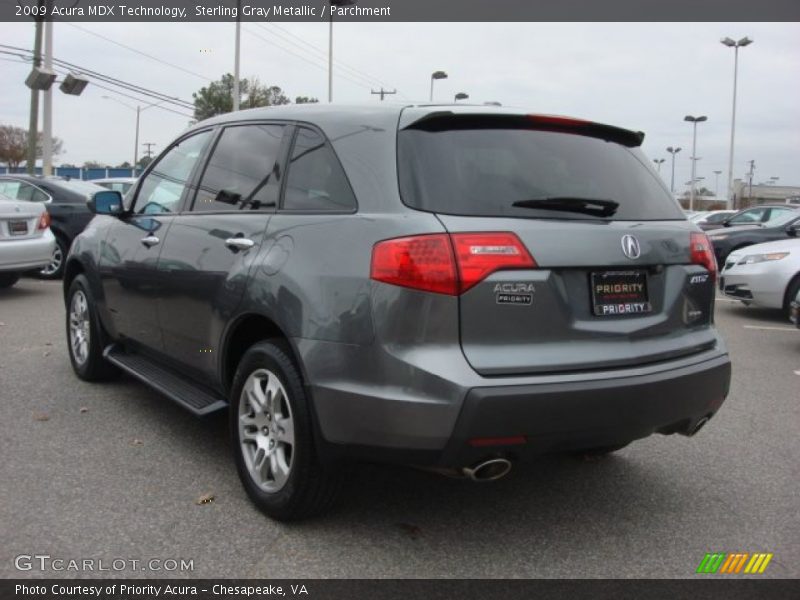 Sterling Gray Metallic / Parchment 2009 Acura MDX Technology