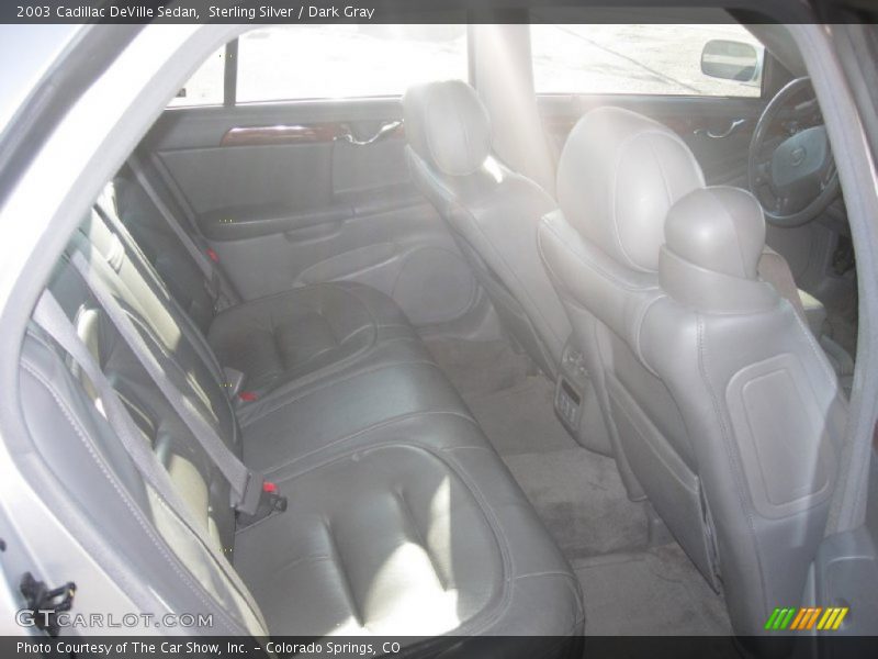 Sterling Silver / Dark Gray 2003 Cadillac DeVille Sedan