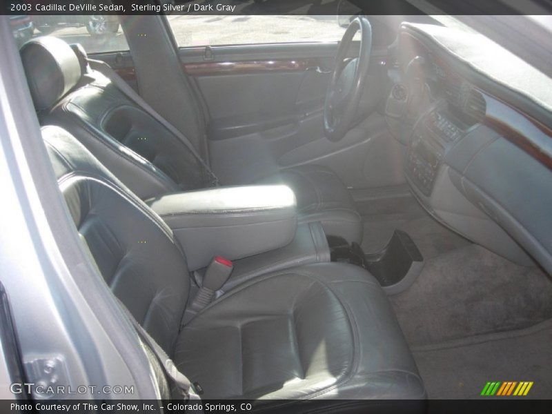 Sterling Silver / Dark Gray 2003 Cadillac DeVille Sedan