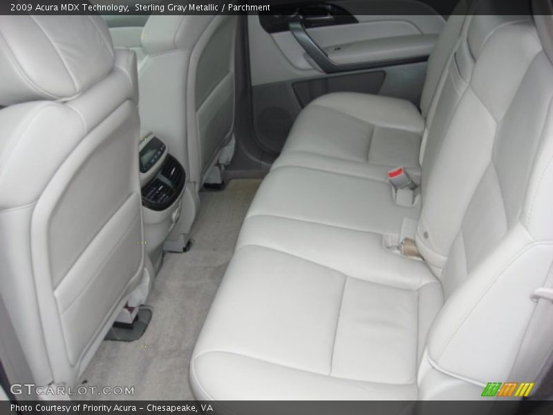 Sterling Gray Metallic / Parchment 2009 Acura MDX Technology
