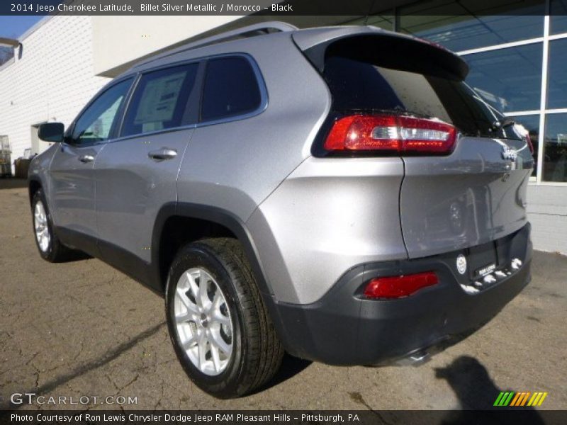 Billet Silver Metallic / Morocco - Black 2014 Jeep Cherokee Latitude
