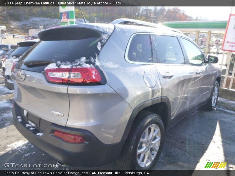 Billet Silver Metallic / Morocco - Black 2014 Jeep Cherokee Latitude