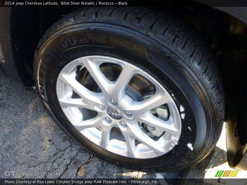 Billet Silver Metallic / Morocco - Black 2014 Jeep Cherokee Latitude