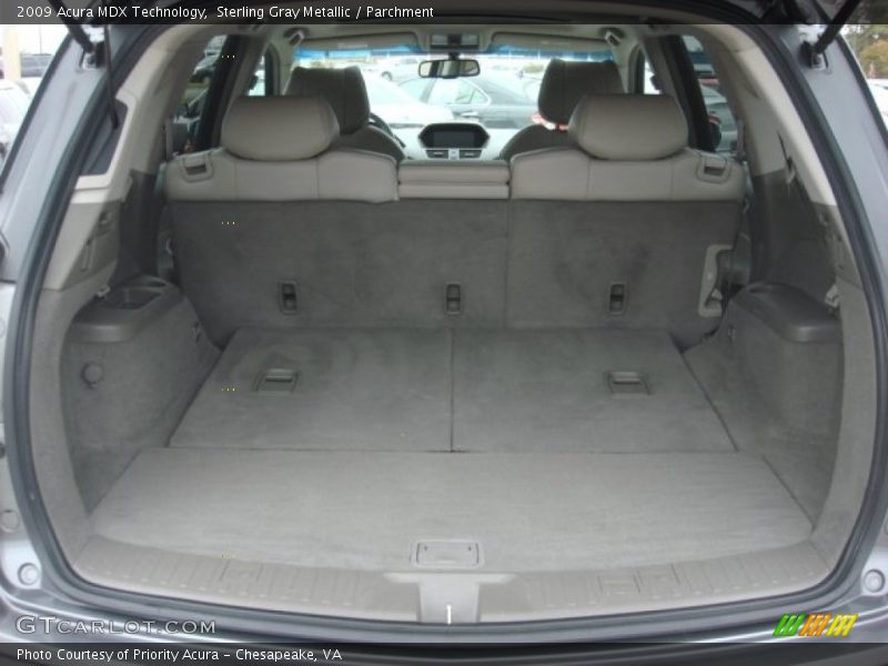 Sterling Gray Metallic / Parchment 2009 Acura MDX Technology