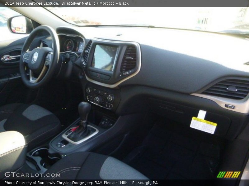Billet Silver Metallic / Morocco - Black 2014 Jeep Cherokee Latitude