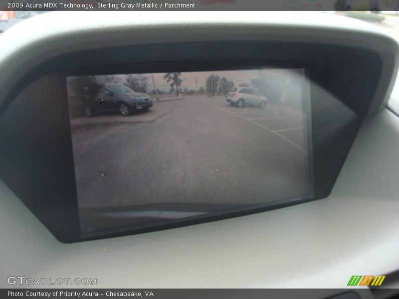 Sterling Gray Metallic / Parchment 2009 Acura MDX Technology