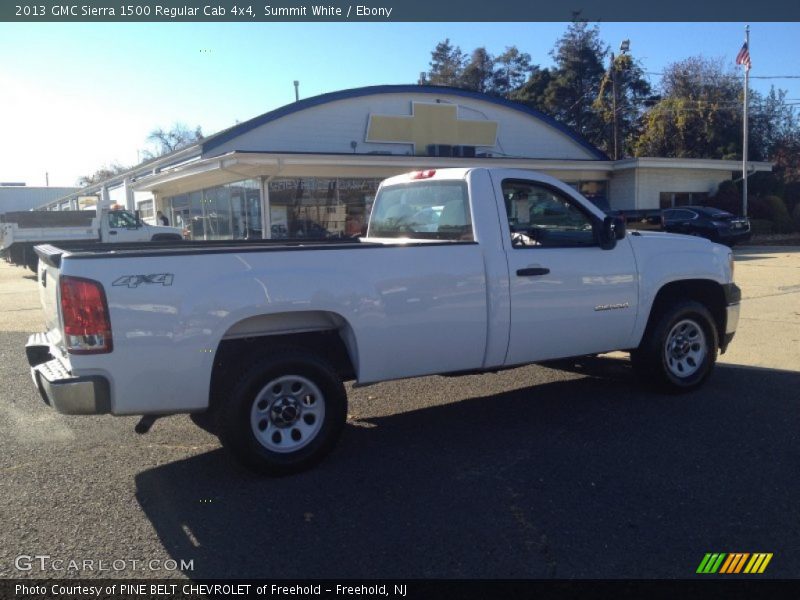 Summit White / Ebony 2013 GMC Sierra 1500 Regular Cab 4x4