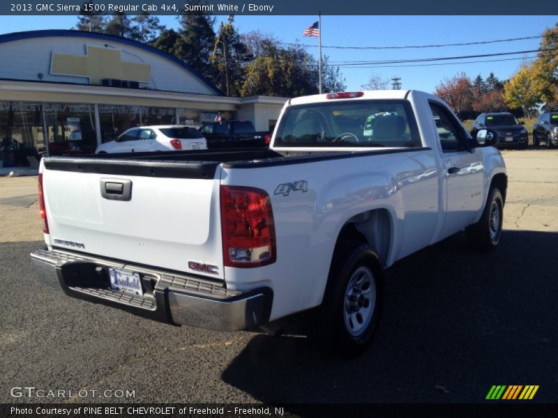 Summit White / Ebony 2013 GMC Sierra 1500 Regular Cab 4x4