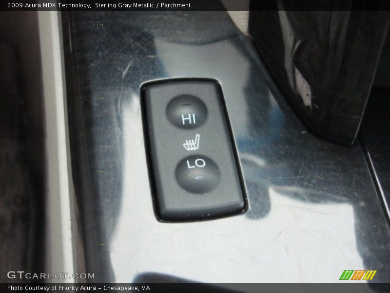 Sterling Gray Metallic / Parchment 2009 Acura MDX Technology