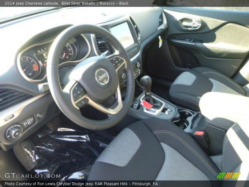 Billet Silver Metallic / Morocco - Black 2014 Jeep Cherokee Latitude