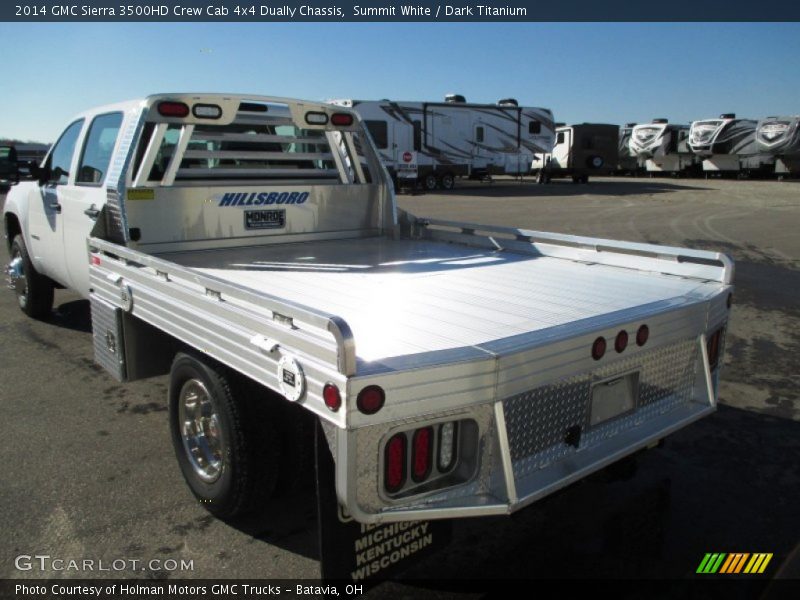 Summit White / Dark Titanium 2014 GMC Sierra 3500HD Crew Cab 4x4 Dually Chassis