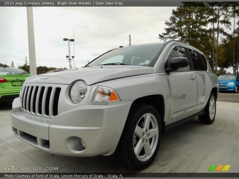 Bright Silver Metallic / Dark Slate Gray 2010 Jeep Compass Limited