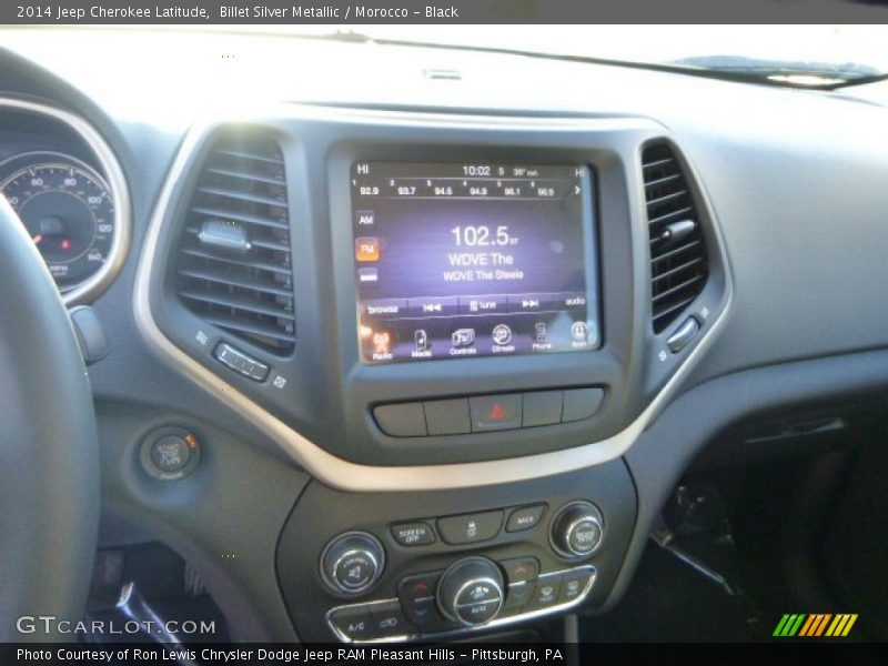 Billet Silver Metallic / Morocco - Black 2014 Jeep Cherokee Latitude