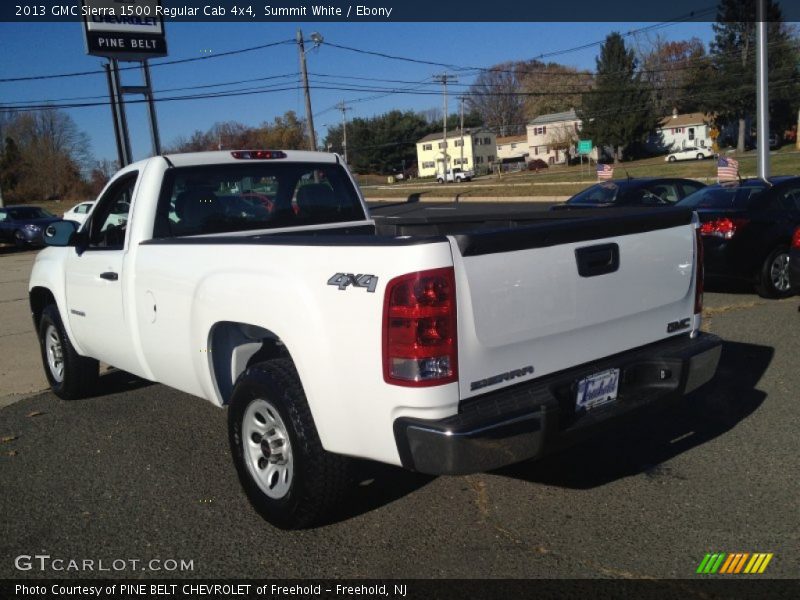 Summit White / Ebony 2013 GMC Sierra 1500 Regular Cab 4x4