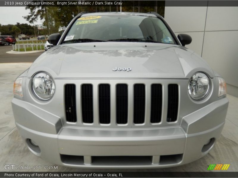Bright Silver Metallic / Dark Slate Gray 2010 Jeep Compass Limited