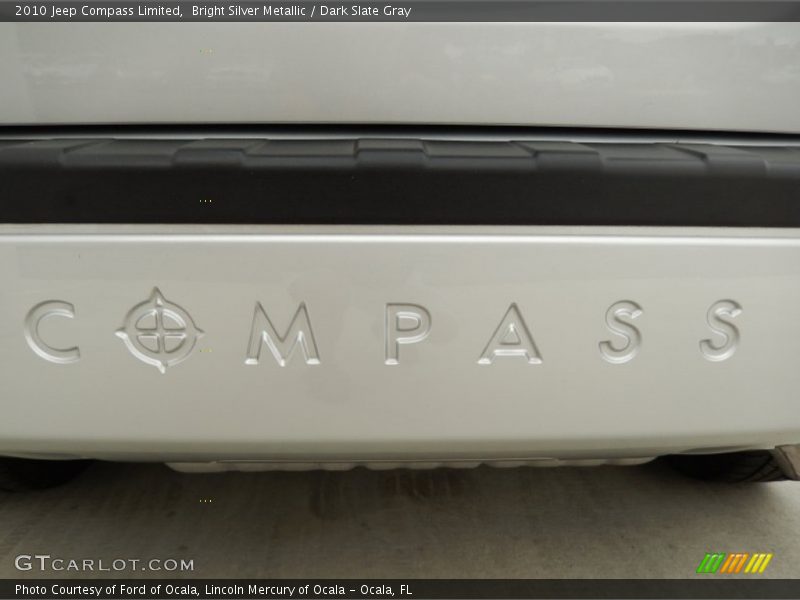 Bright Silver Metallic / Dark Slate Gray 2010 Jeep Compass Limited