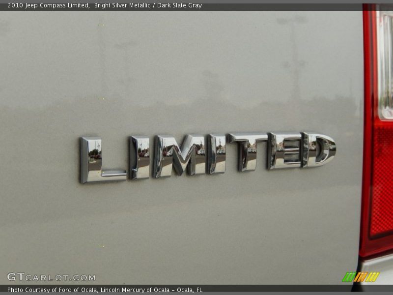 Bright Silver Metallic / Dark Slate Gray 2010 Jeep Compass Limited